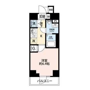 プレール・ドゥーク川崎V【3階】の間取り