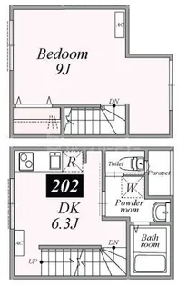 Relation青砥【2階】の間取り