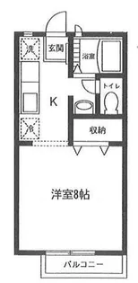 エーデルワイス【2階】の間取り