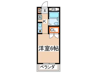 センターバービル【2階】の間取り