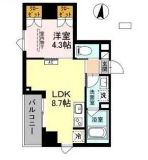 セレッソ本所【4階】の間取り