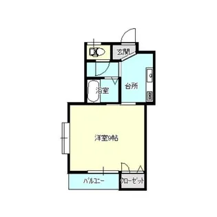 コーポエクセランス【1階】の間取り