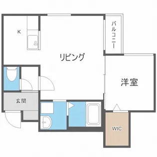 CREA NORTH15B【2階】の間取り