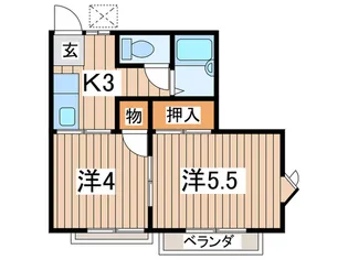 スタ-ヒルズ大津【2階】の間取り