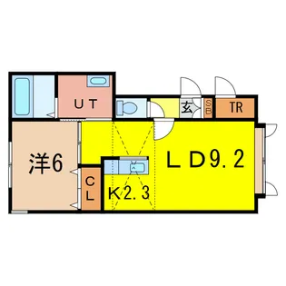 ロールIIA【2階】の間取り