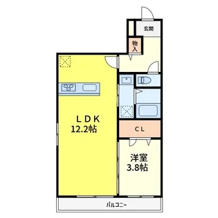 ノーブルパレス南浦和【1階】の間取り