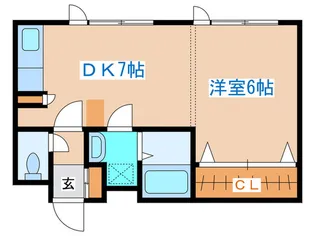ラフィ-ネ南郷【1階】の間取り