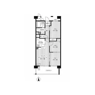 ピエス綱島【4階】の間取り