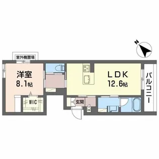 シャーメゾン松阪中央【3階】の間取り