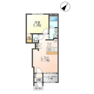 グリーン【1階】の間取り