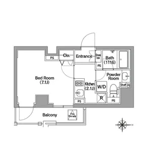 コンフォリア馬込【6階】の間取り