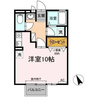 カルチェ出屋敷【2階】の間取り