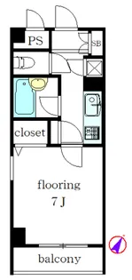 エクセルダイア蒲田III【4階】の間取り