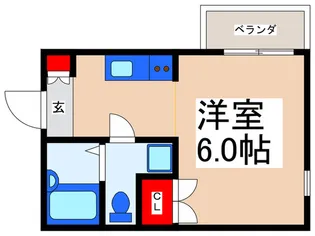 サンタリタ舞浜【1階】の間取り