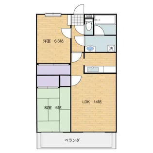プレミール壱番館【2階】の間取り