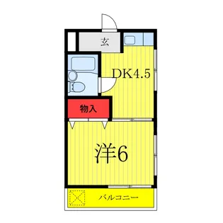 イーストハウスI【1階】の間取り