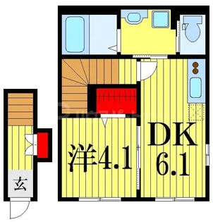 Plumeria Tsudanuma【2階】の間取り