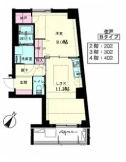 光田参番館【2階】の間取り