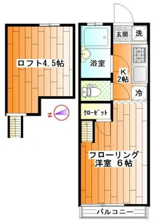 美里ハウス居村【1階】の間取り