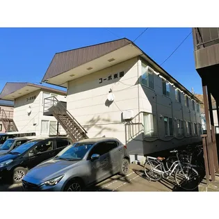 コーポ東園B(真ん中)【2階】の外観