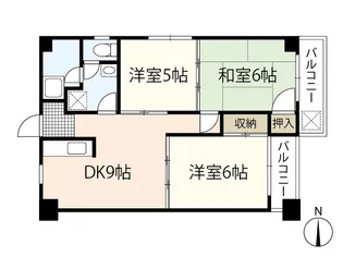 FORWEST長束【3階】の間取り