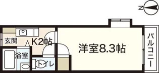 ARASE BLDII【3階】の間取り
