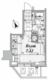 メイクスデザイン芝公園【9階】の間取り