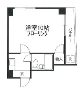 ハイム仙川ツイン【2階】の間取り
