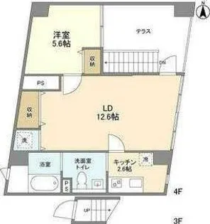 Rete tamaplaza【3階】の間取り