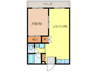 グリーンヒルズ【2階】の間取り