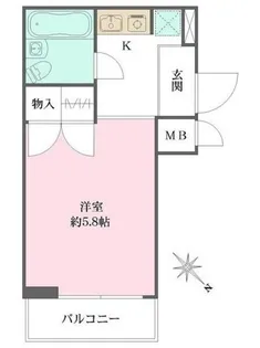 ダイホープラザ荻窪【5階】の間取り
