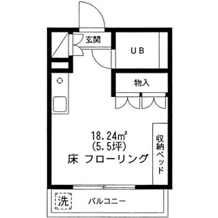 ビレッジ里美【1階】の間取り