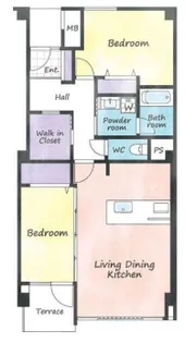 川口アパートメント【3階】の間取り