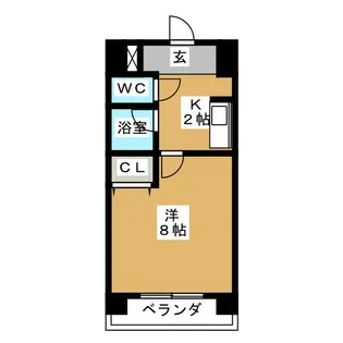 グレイ・パステロ【3階】の間取り