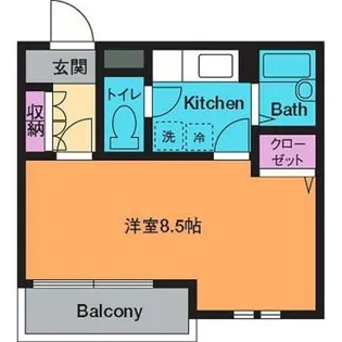 シンフォニア厚木【2階】の間取り