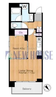 雅庵 神楽坂【5階】の間取り