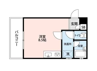 ウインズ箱崎【3階】の間取り