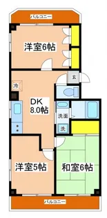 モンレーヴ大町【4階】の間取り