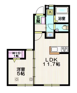 メゾン・ド・ベル【1階】の間取り