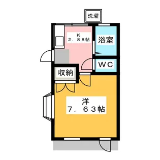 菊地ハイツ【1階】の間取り