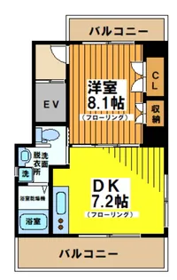 ACT SOHO KEIO笹塚【8階】の間取り