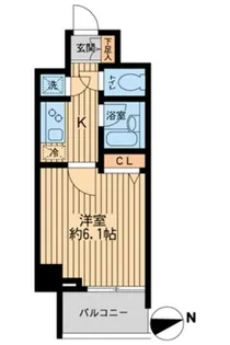 HF早稲田レジデンスII【6階】の間取り