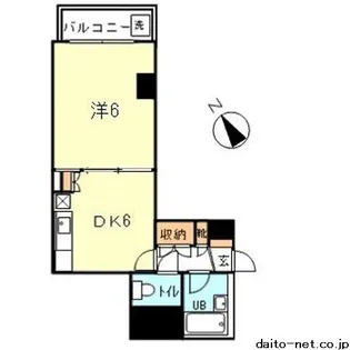 トミヤハイム【5階】の間取り