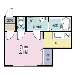 エルバード石川【2階】の間取り