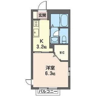 K’sハウス II【2階】の間取り