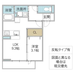 ティドゥール【3階】の間取り