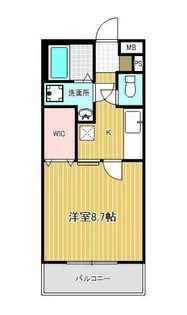 パミール大成【2階】の間取り