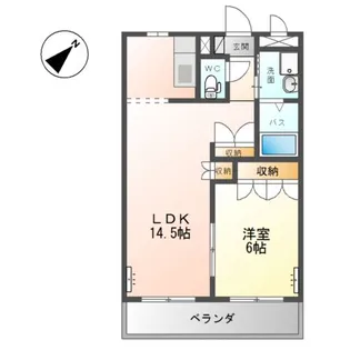 クオリティハウス・リンドウ【1階】の間取り