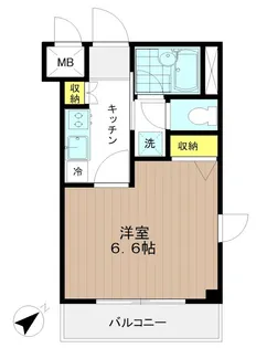 サンパレス吉祥寺【1階】の間取り