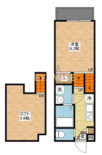 ミライ旭町【2階】の間取り